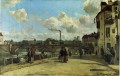 Vista de pontoise quai au pothuis 1868 Camille Pissarro